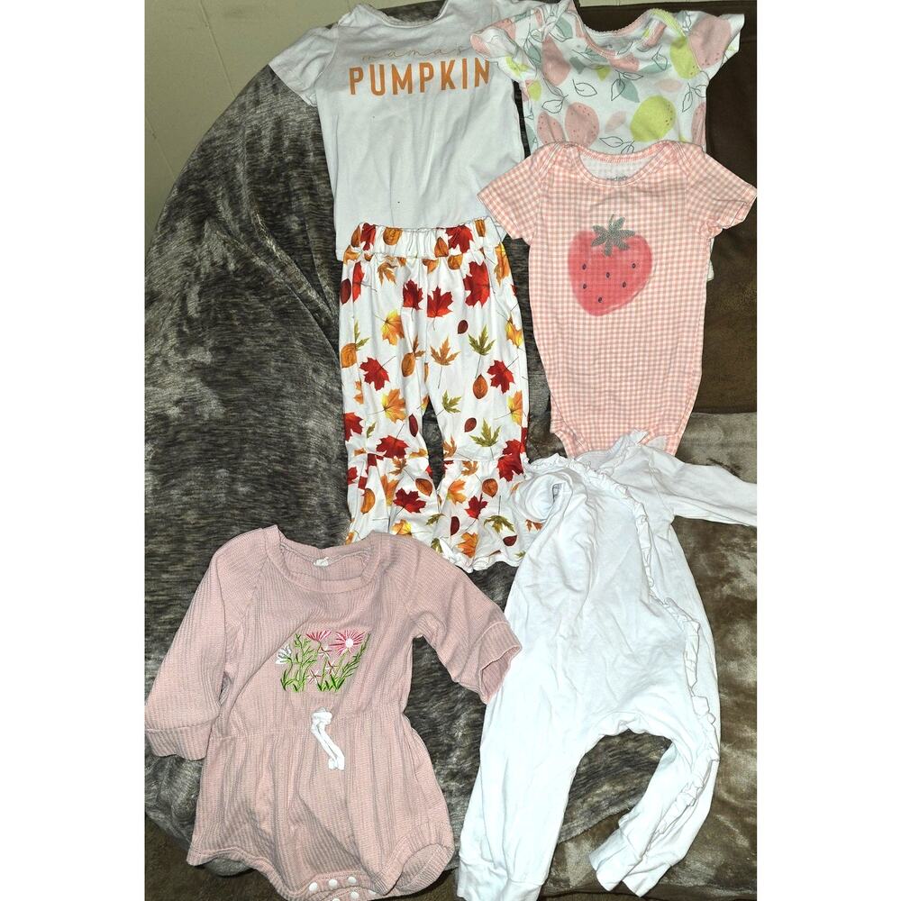 6 piece 18 month Baby Girl Clothes Misc Carter's & unbranded Excellent condition